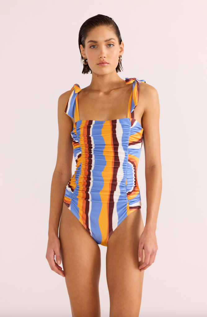 MINKPINK RIPPLE RUCHED ONE PIECE