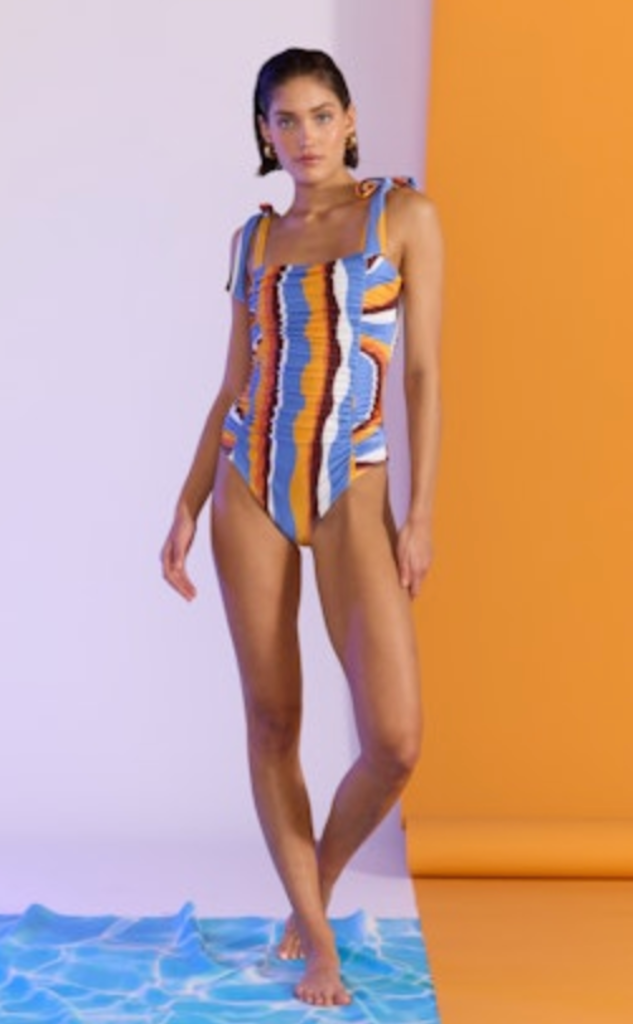 MINKPINK RIPPLE RUCHED ONE PIECE