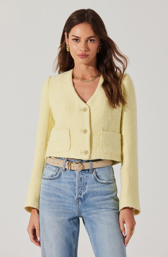 ASTR MARLEIGH V-NECK JACKET