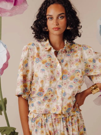 LOVE THE LABEL LIBERTY FABRIC SYLVAN TOP