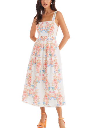 ALLISON NEW YORK JULIANA MIDI DRESS