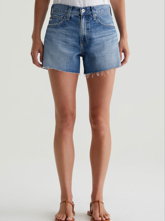 AG JEANS HALLE HIGH RISE RELAXED SHORT