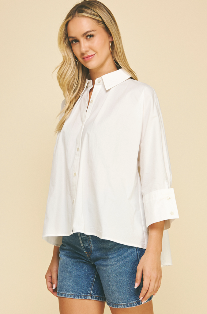 PINCH SOLID BUTTON DOWN SHIRT