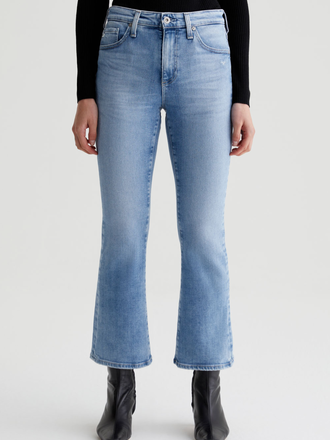 AG JEANS FARRAH BOOT CROP MID RISE FIT JEAN