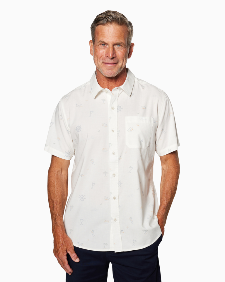 TOES ON THE NOSE COASTLINE COTTON WOVEN SHIRT