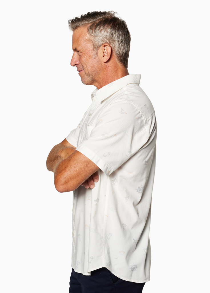 TOES ON THE NOSE COASTLINE COTTON WOVEN SHIRT