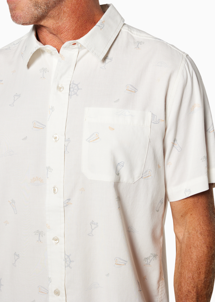 TOES ON THE NOSE COASTLINE COTTON WOVEN SHIRT