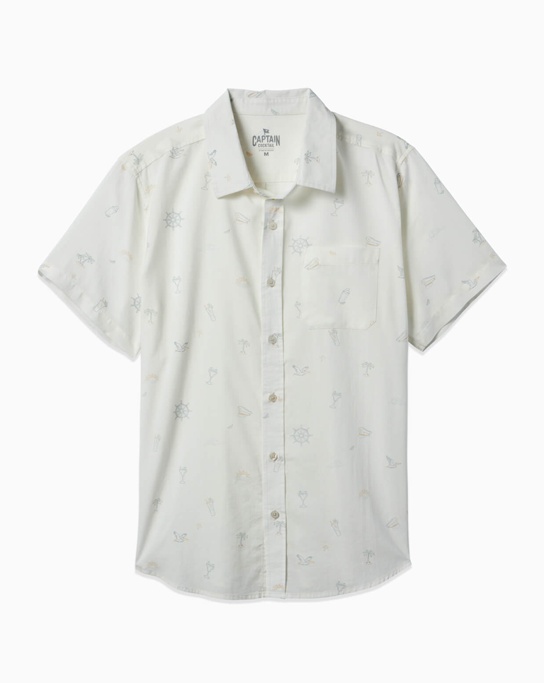 TOES ON THE NOSE COASTLINE COTTON WOVEN SHIRT