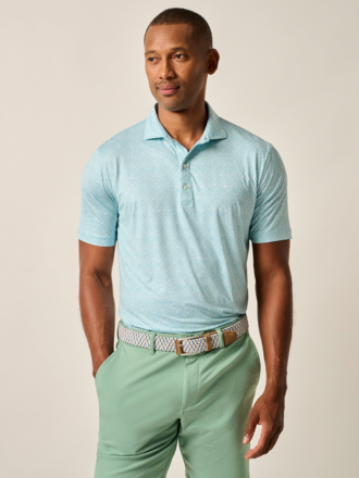 JOHNNIE-O FEATHERWEIGHT PERFORMANCE FERNANDO PRINT POLO