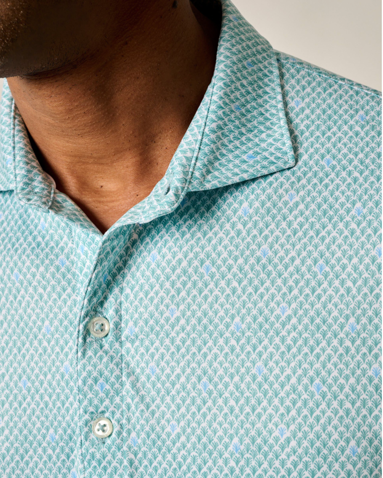 JOHNNIE-O FEATHERWEIGHT PERFORMANCE FERNANDO PRINT POLO