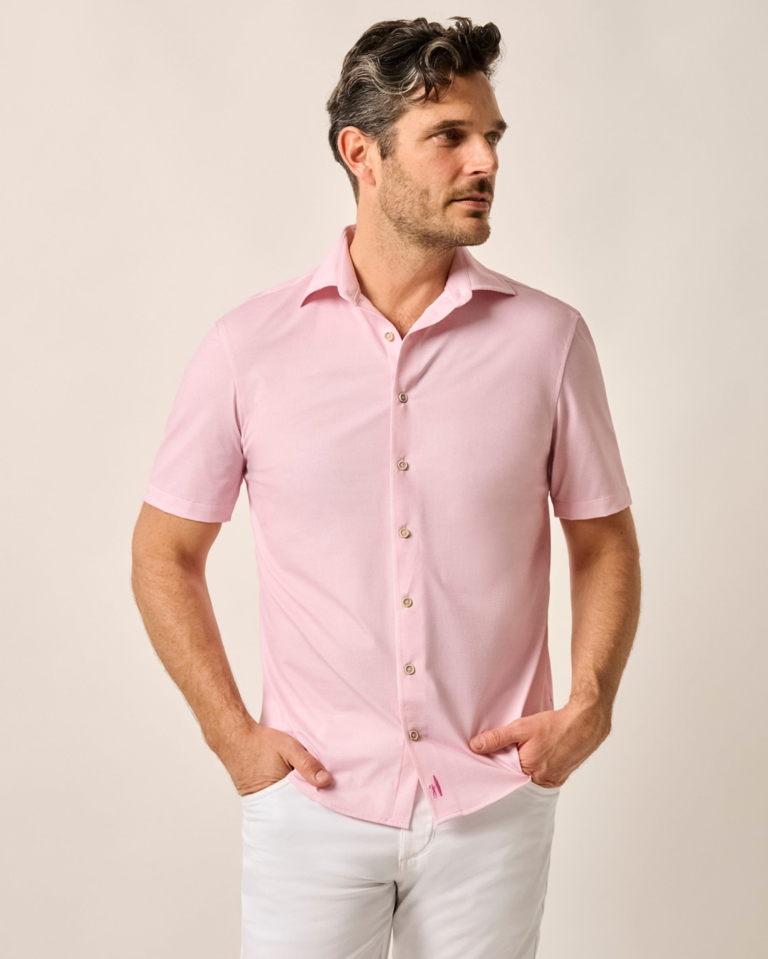 JOHNNIE-O SPIELMAN S/S HANGIN' OUT KNIT BUTTON UP SHIRT