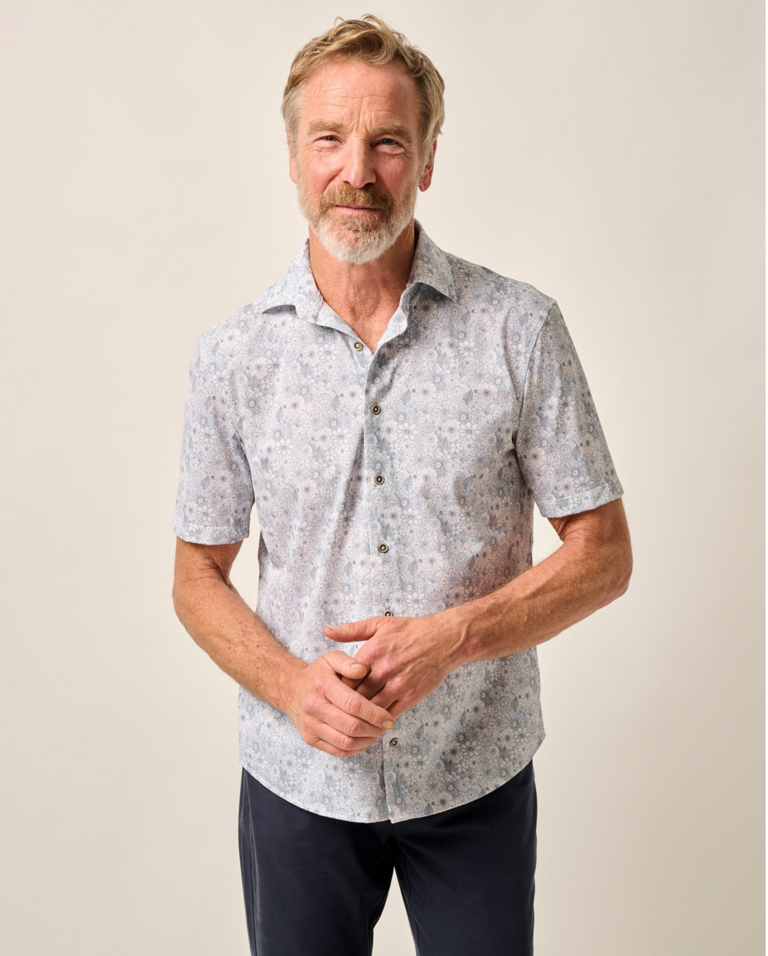 JOHNNIE-O KAYCE S/S HANGIN' OUT KNIT BUTTON UP SHIRT