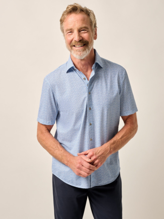 JOHNNIE-O WAYLAN S/S HANGIN' OUT KNIT BUTTON UP SHIRT