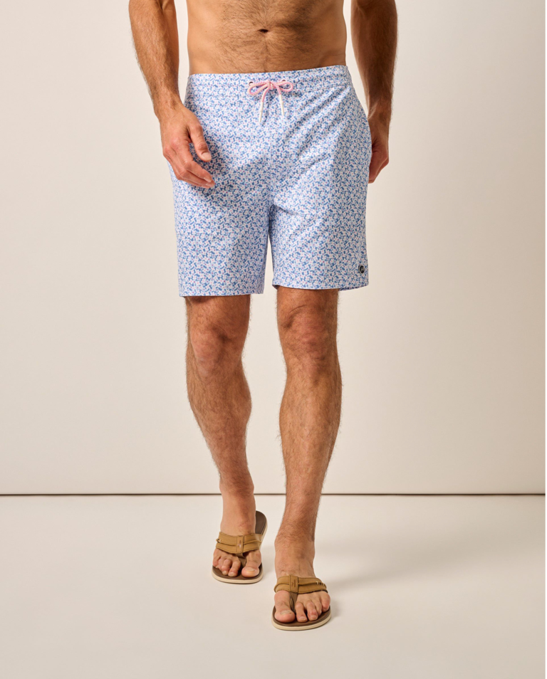 JOHNNIE-O THE HALF ELASTIC 7" SURF SHORTS