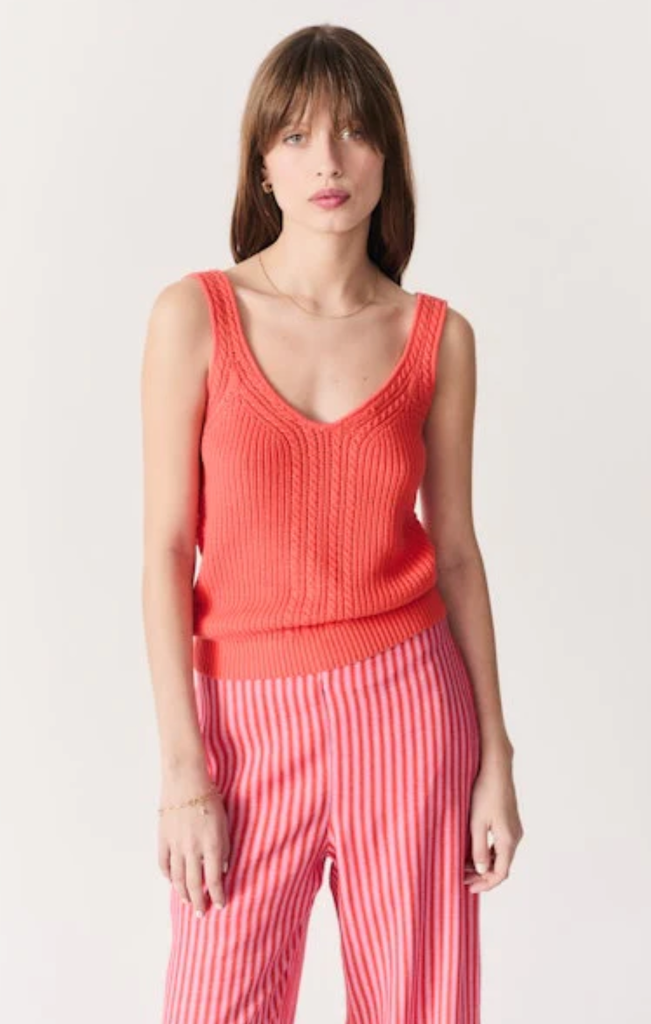 DÈLUC LYAM KNIT TOP IN RED