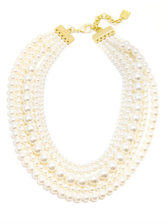 VIOROO 5 Strand Beaded Necklace