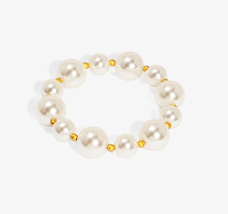 VIOROO Mixed Pearl Stretch Bracelet