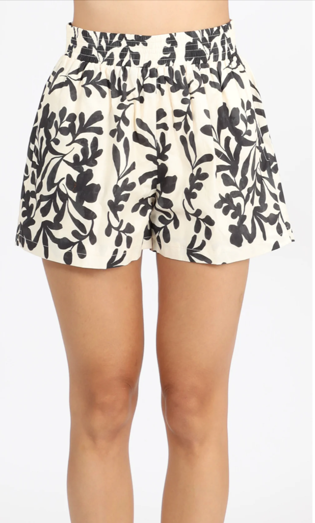 TEDDY DRAWSTRING SHORTS