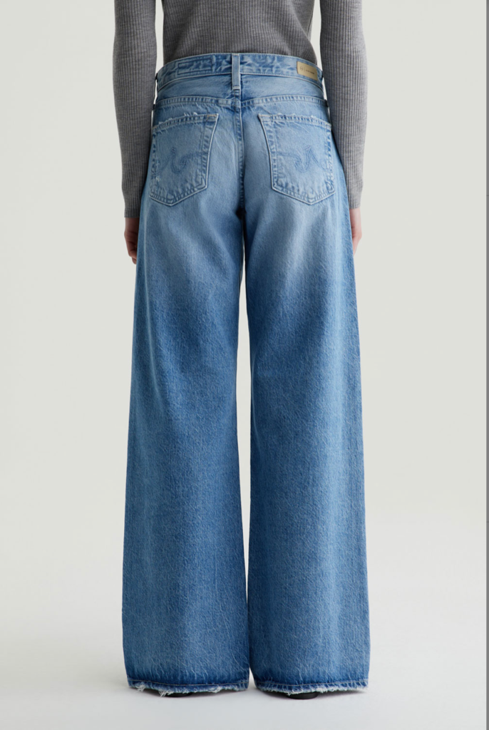 AG JEANS ADRIA LOW RISE WIDE LEG JEAN