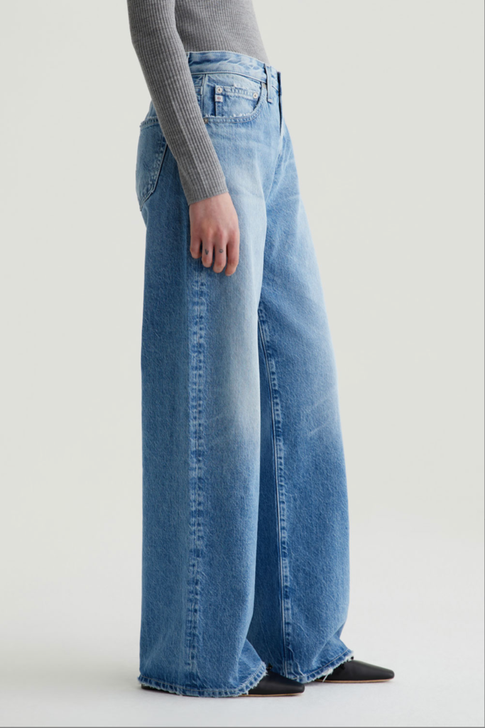 AG JEANS ADRIA LOW RISE WIDE LEG JEAN