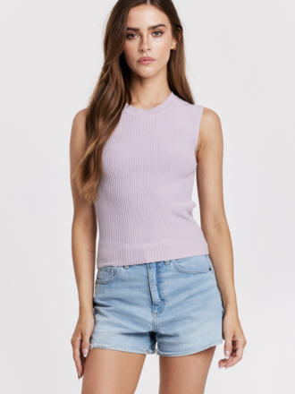 ANOTHER LOVE STERLING RIB MUSCLE TANK