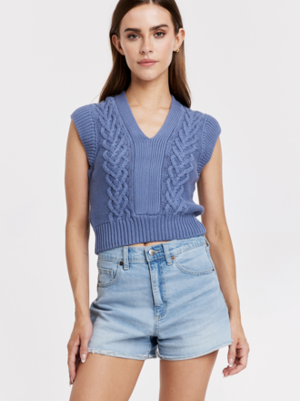 ANOTHER LOVE EMBERLY CHUNKY KNIT SWEATER