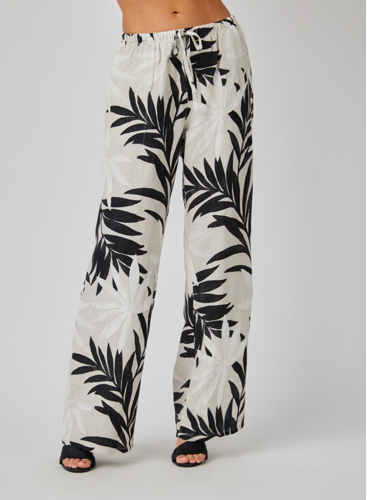 BELLA DAHL WIDE LEG PANT W/DRAWSTRING