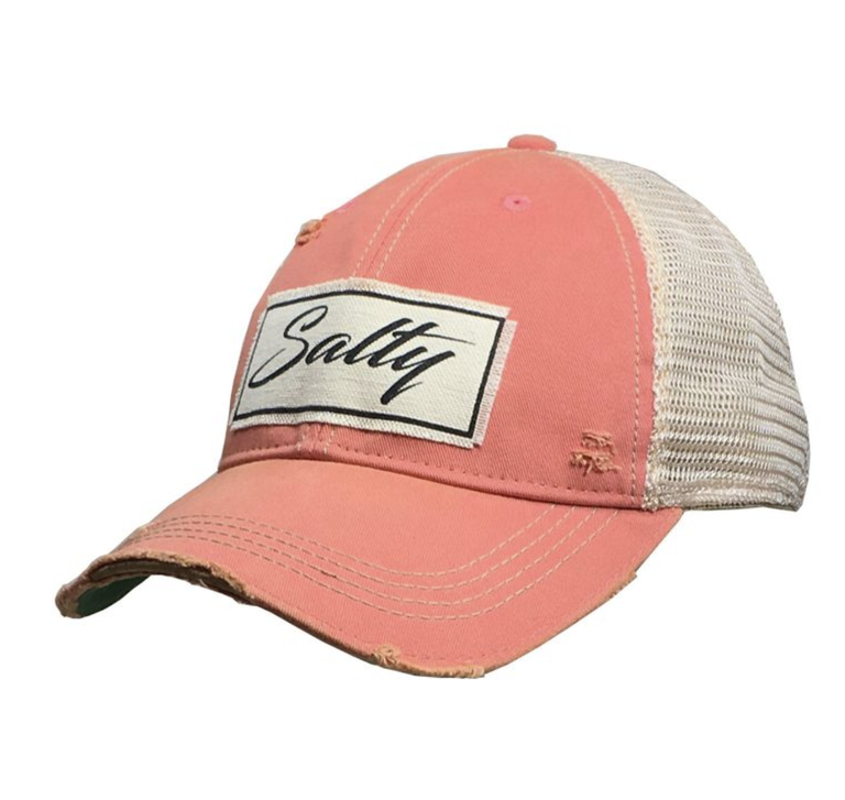 VINTAGE LIFE DISTRESSED TRUCKER HAT