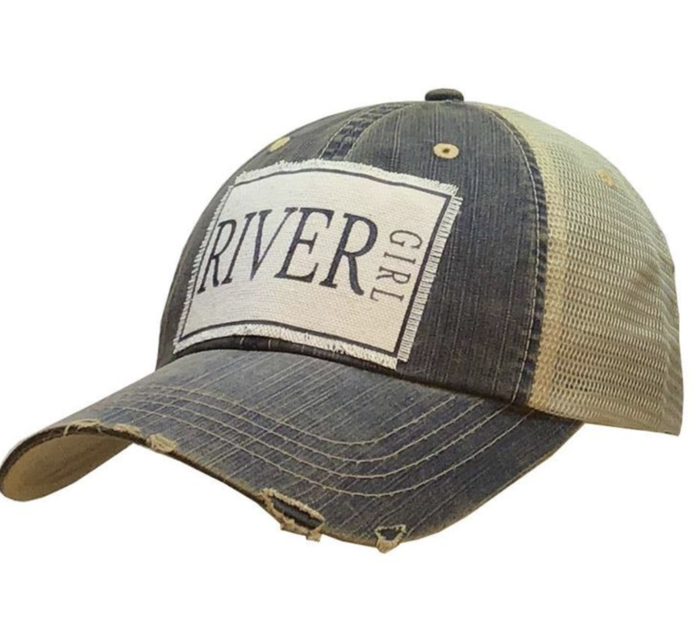 VINTAGE LIFE DISTRESSED TRUCKER HAT
