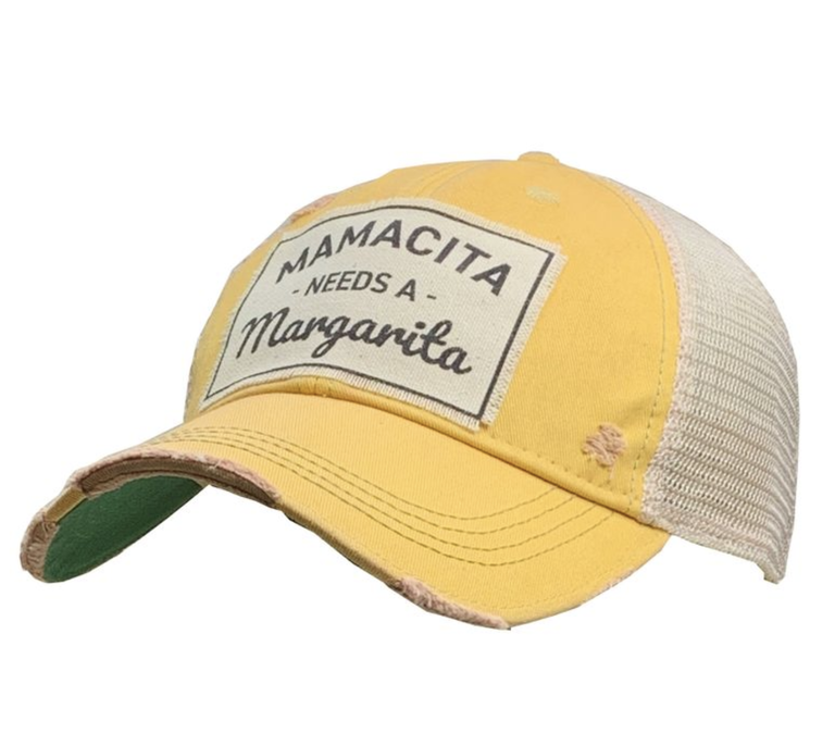 VINTAGE LIFE DISTRESSED TRUCKER HAT