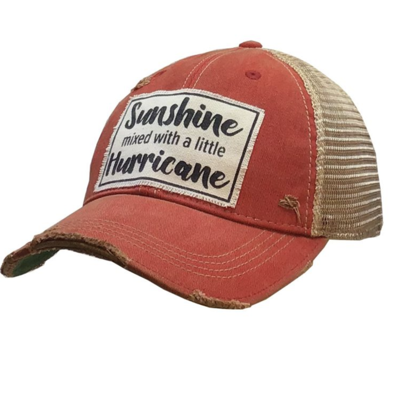 VINTAGE LIFE DISTRESSED TRUCKER HAT