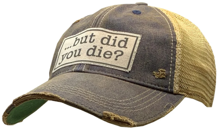 VINTAGE LIFE DISTRESSED TRUCKER HAT