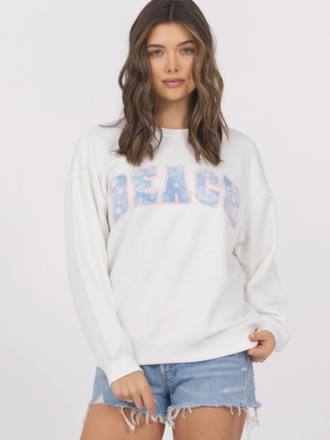 FRENCH TERRY BEACH CREWNECK