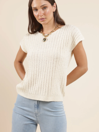 SADIE&SAGE JOLIE S/SLV SWEATER