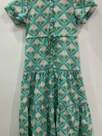 VICTORIA DUNN HURLEY DRESS IN SPRING BUD