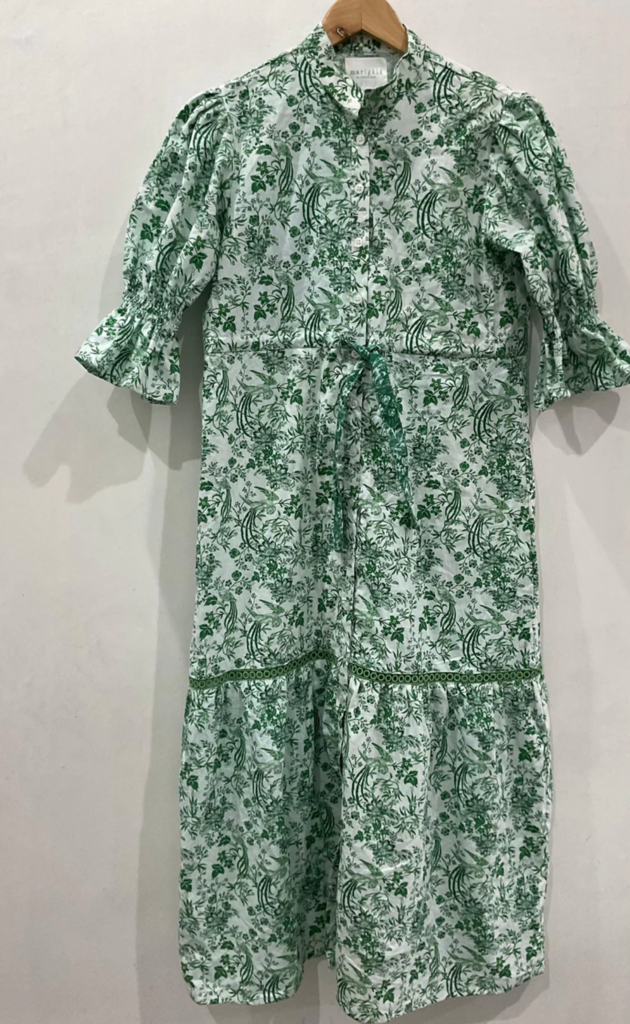 VICTORIA DUNN KAI MAXI DRESS IN JUNIPER