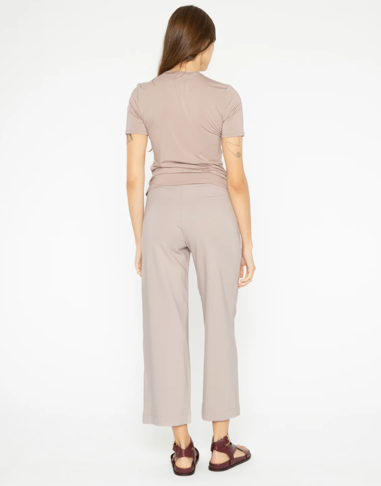 RIPLEY RADER CLAY PONTE KNIT STRAIGHT LEG PANT - CROPPED