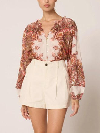 Cleobella ALICIA BLOUSE FOULARD PAISLEY PRINT