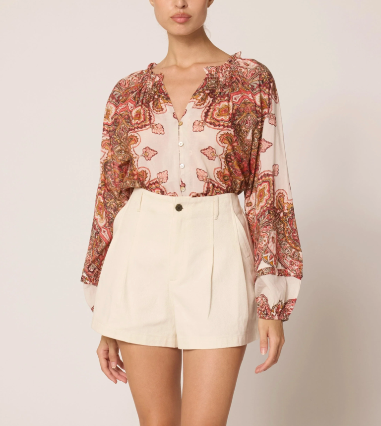Cleobella ALICIA BLOUSE FOULARD PAISLEY PRINT