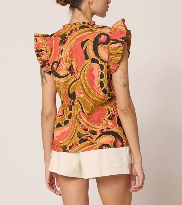 Cleobella MARITZA BLOUSE OSARIA PRINT