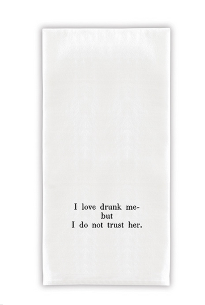 SANTA BARBARA DESIGN STUDIO FACE TO FACE THIRSTY BOY TOWELS