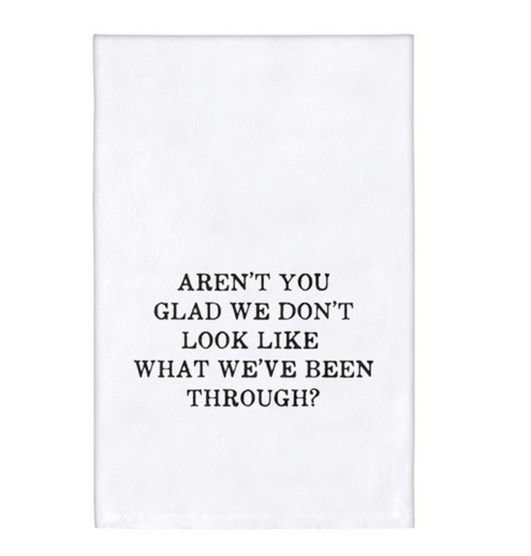 SANTA BARBARA DESIGN STUDIO FACE TO FACE THIRSTY BOY TOWELS