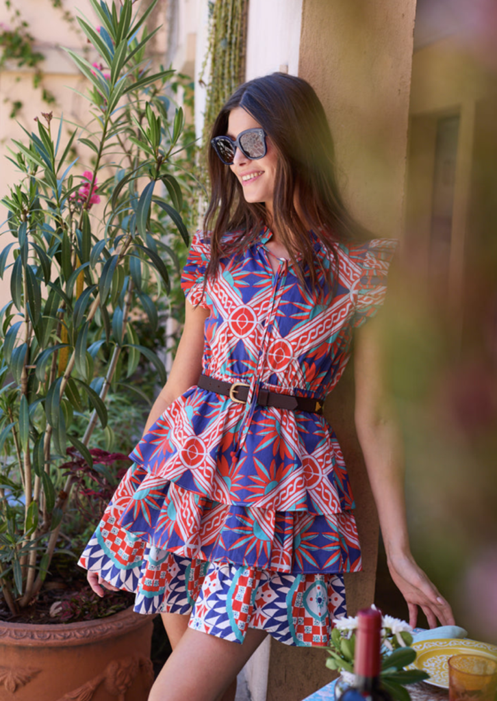 RO'S GARDEN SICILY SHORT DRESS