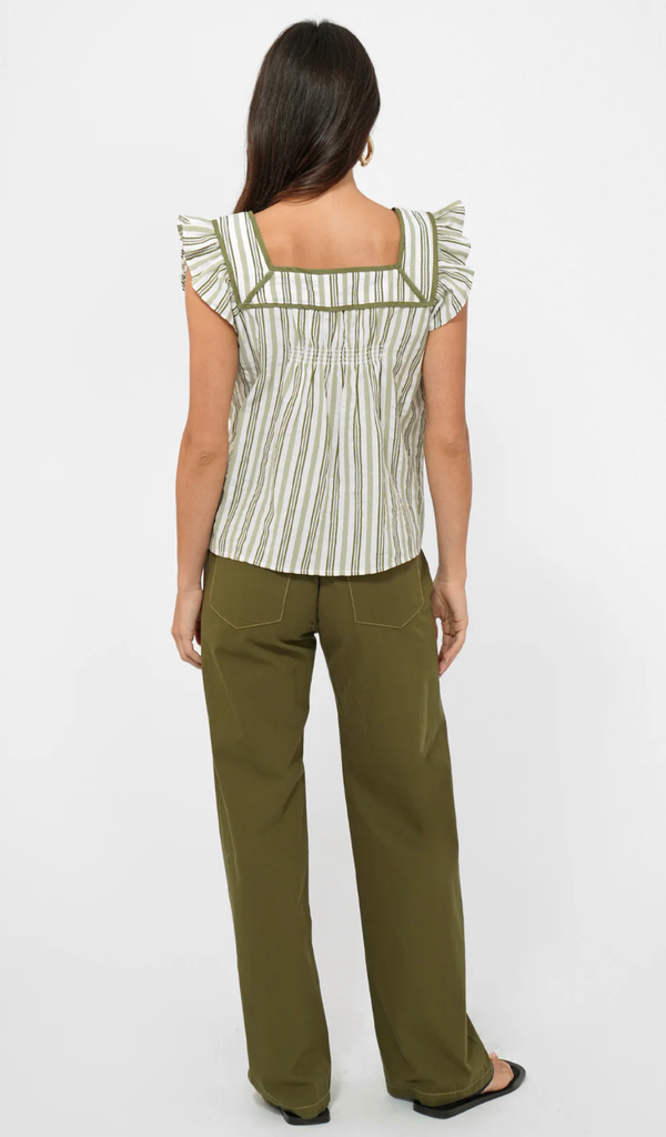OLIVER WIDE LEG DRAWSTRING PULL UP PANT