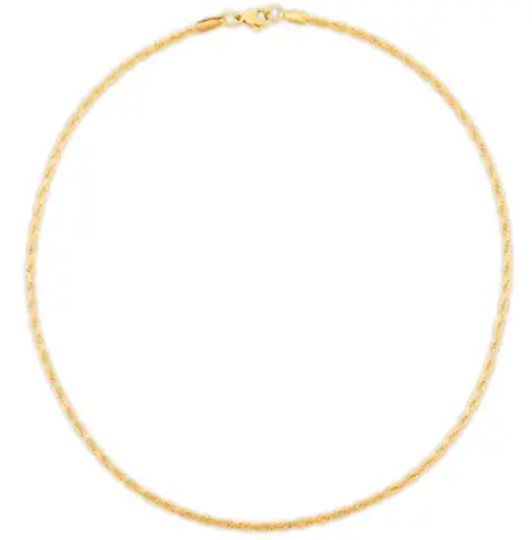 Ellie Vail Jewelry Calla Flat Rope Chain Necklace