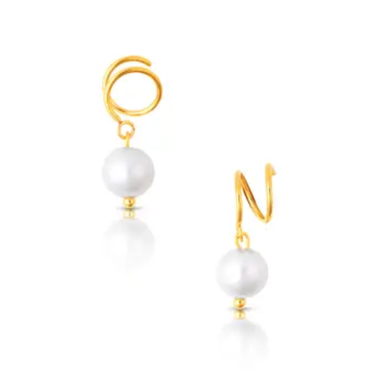 Ellie Vail Jewelry Cove Spiral Pearl Earring