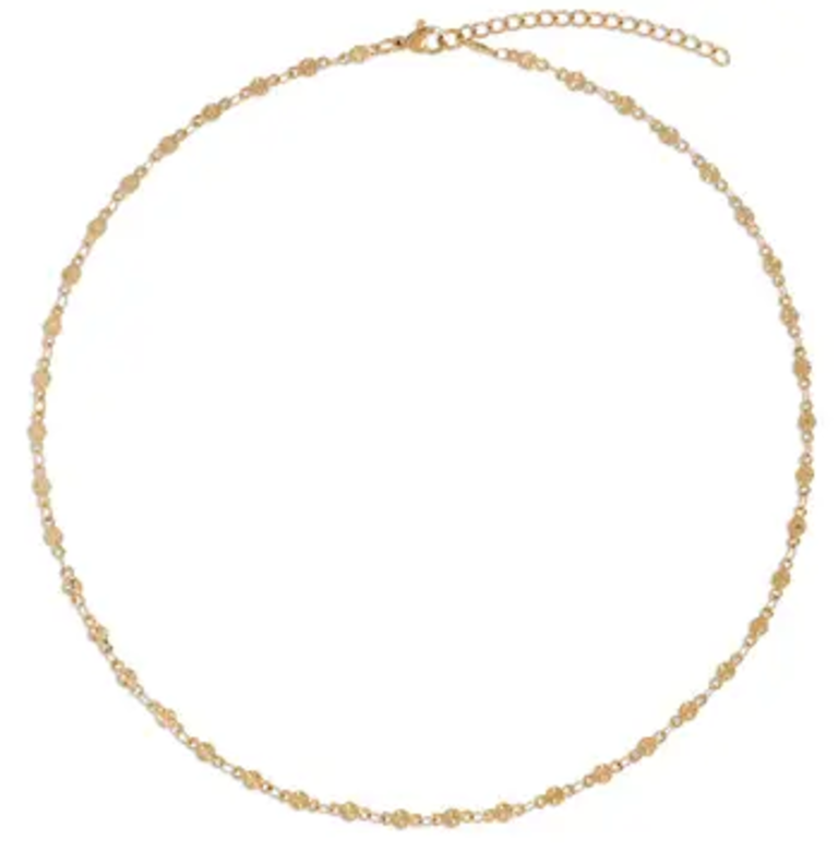 Ellie Vail Jewelry Garcelle Mini Disc Chain Necklace