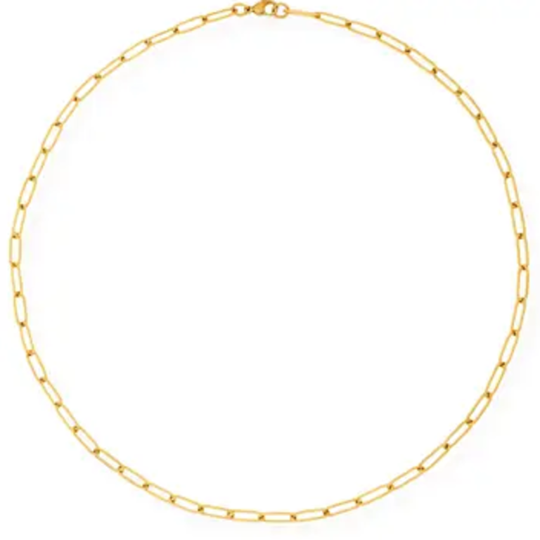 Ellie Vail Jewelry Jayden Paper Clip Chain Necklace