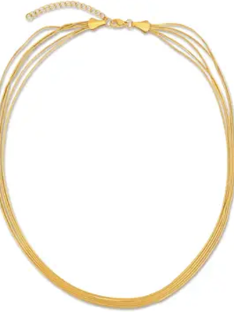 Ellie Vail Jewelry Justine Layered Chain Necklace