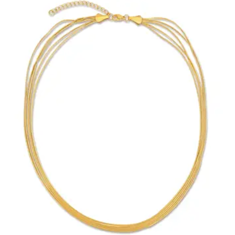 Ellie Vail Jewelry Justine Layered Chain Necklace